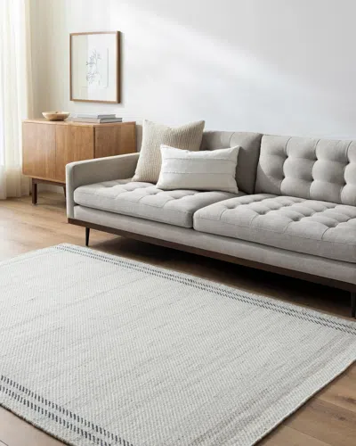 Ashley Livabliss Mardin Boarder 5' X 7'6" Area Rug In Ivory/black
