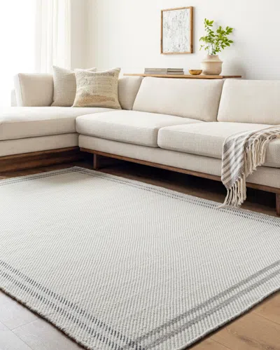 Ashley Livabliss Mardin Boarder 6' X 9' Area Rug In Light Gray