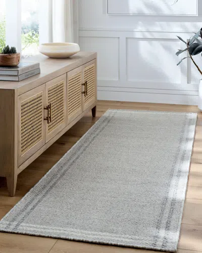 Ashley Livabliss Mardin Boarder Runner Rug In Gray