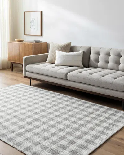 Ashley Livabliss Mardin Checkered 5' X 7'6" Area Rug In Ivory