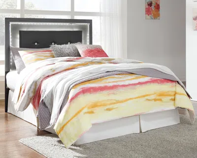 Ashley Lodanna Full Upholstered Panel Headboard In Gray