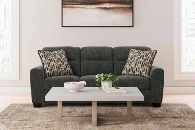 Ashley Lonoke Sofa In Gunmetal