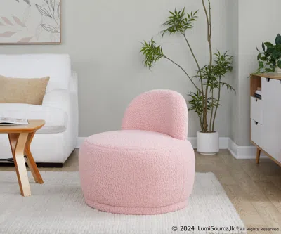 Ashley Lumisource Kimi Accent Chair In Pink