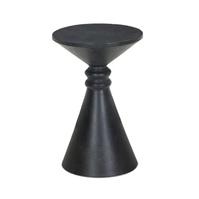 Ashley Luxe Aluminum Hourglass Accent Table