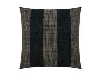 Ashley Luxe Bold Stripe Throw Pillow In Midnight
