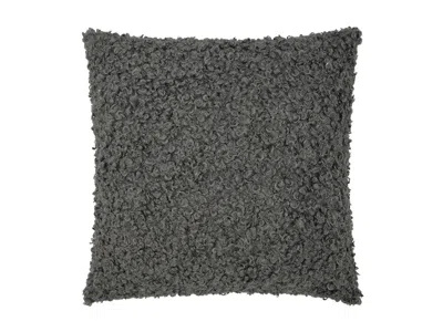 Ashley Luxe Bouclé Throw Pillow In Grey