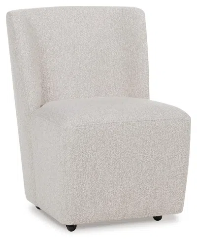 Ashley Luxe Bracken Upholstered Dining Chair In Soft Gray