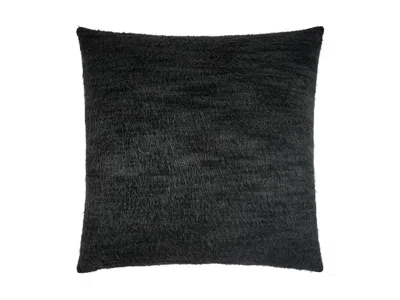 Ashley Luxe Brushed Plush Throw Pillow In Ebony