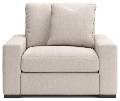 Ashley Luxe Calden Boucle Oversized Chair In Oyster