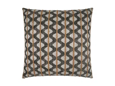 Ashley Luxe Chevron Motif Throw Pillow In Noir