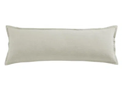 Ashley Luxe French Flax Linen Lumbar Pillow In Natural