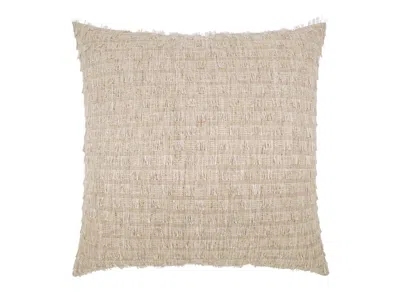 Ashley Luxe Fringe-weave Throw Pillow In Natural