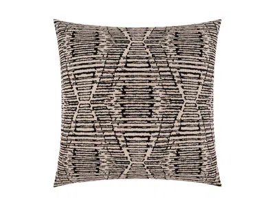 Ashley Luxe Irregular Stripe Throw Pillow In Ebony