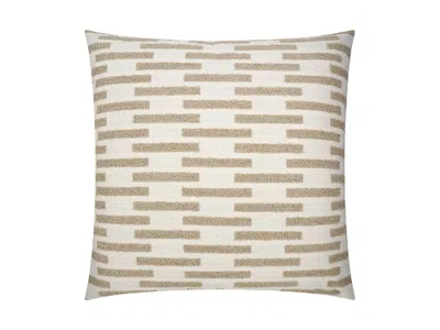 Ashley Luxe Linear Dash Throw Pillow In White