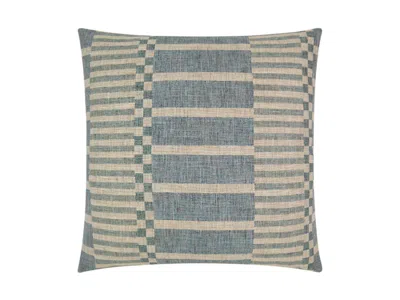 Ashley Luxe Paneled Stripe Throw Pillow In Blue