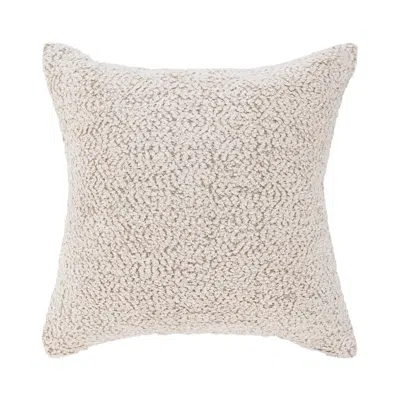 Ashley Luxe Soft-textured Throw Pillow In Natural