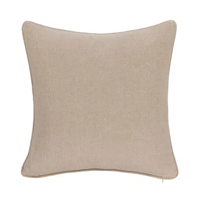 Ashley Luxe Stonewashed Linen Throw Pillow In Natural