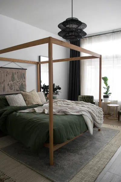 Ashley Luxe Tiered Woven Chandelier In Black