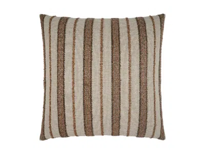 Ashley Luxe Vertical Stripe Throw Pillow In Bronze