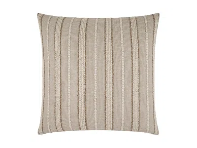 Ashley Luxe Vertical Stripe Throw Pillow In Sand