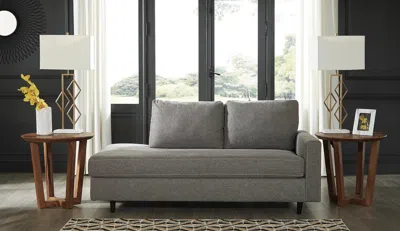 Ashley Lyman Right-arm Facing Corner Chaise In Graphite