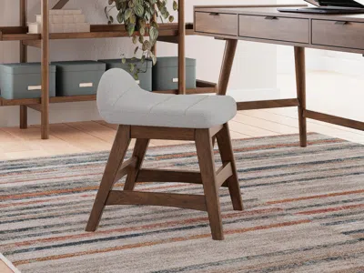 Ashley Lyncott Home Office Desk Chair In Light Gray/brown