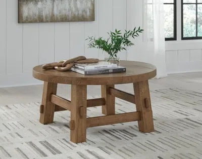 Ashley Mackifeld Coffee Table In Warm Brown