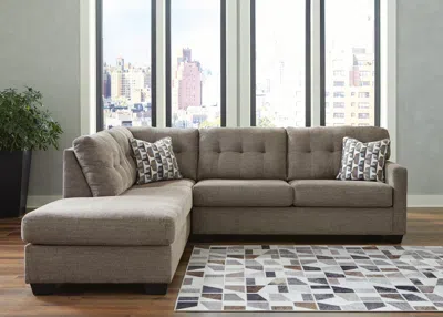 Ashley Mahoney 2-piece Sectional With Chaise In Chocolate