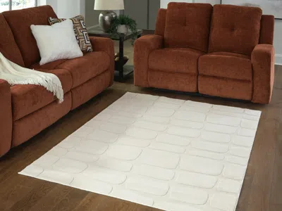Ashley Malvinsboro Washable 5' X 7' Area Rug In Sandstone