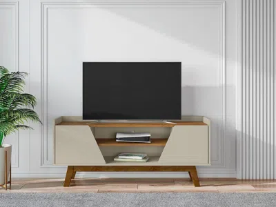 Ashley Manhattan Comfort Marcus 53" Tv Stand In Greige/natural
