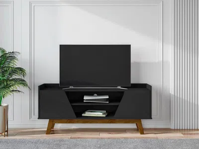 Ashley Manhattan Comfort Marcus 53" Tv Stand In Matte Black