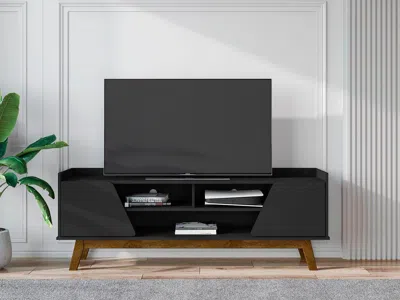 Ashley Manhattan Comfort Marcus 63" Tv Stand In Matte Black