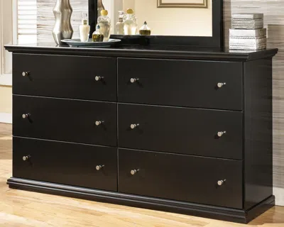 Ashley Maribel 6 Drawer Dresser In Black