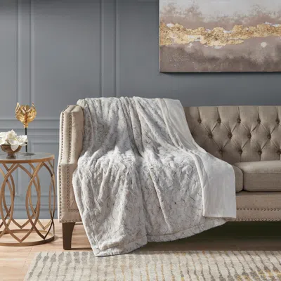 Ashley Marselle Oversized Faux Fur Throw In Snow