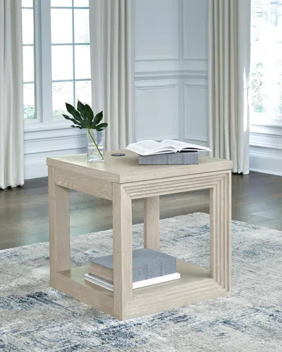 Ashley Marxhart End Table In Bisque