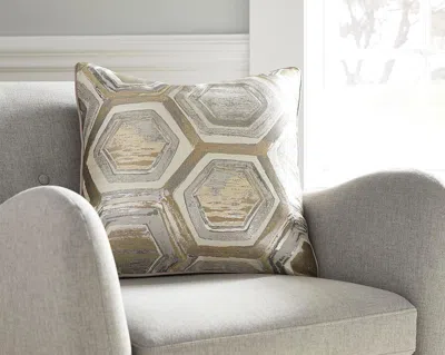 Ashley Meiling Pillow In Metallic