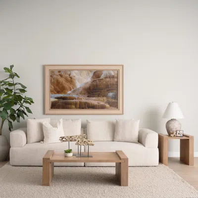 Ashley Mercana Wesson Accent Table In Natural/brown