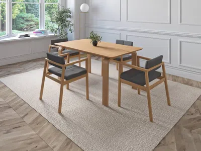 Ashley Midtown Concept Vaelmont Dining Table And 4 Chairs In Gray