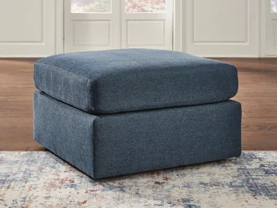 Ashley Modmax Next-gen Nuvella™ Performance Fabric Oversized Accent Ottoman In Ink