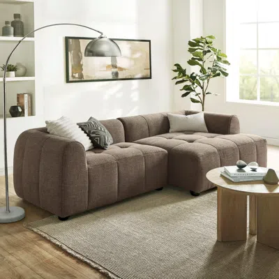 Ashley Modway Liana 2-piece Sectional With Chaise In Mocha