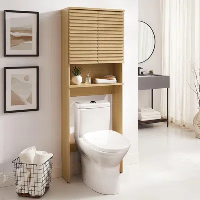 Ashley Modway Render Bathroom Storage Cabinet In Oak
