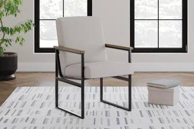 Ashley Montia Home Office Desk Chair In Light Brown