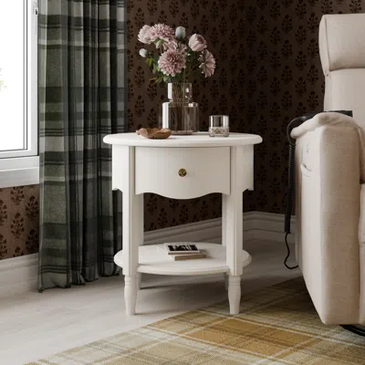Ashley Namesake Liberty 22" 1 Drawer Nightstand In Warm White