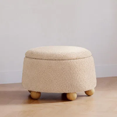 Ashley Namesake Ottoman With Storage In Beige