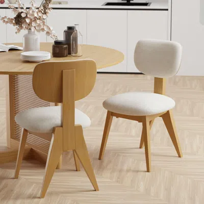Ashley Neutypechic Ambience Dining Chair (set Of 2) In Natural