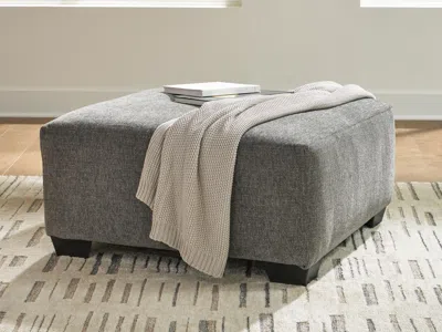 Ashley Newellen Oversized Accent Ottoman In Greystone