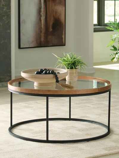 Ashley Noraluna Coffee Table In Medium Brown