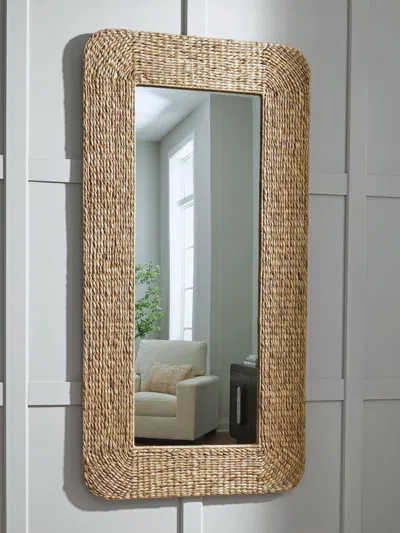 Ashley Norigan Floor Mirror In Natural