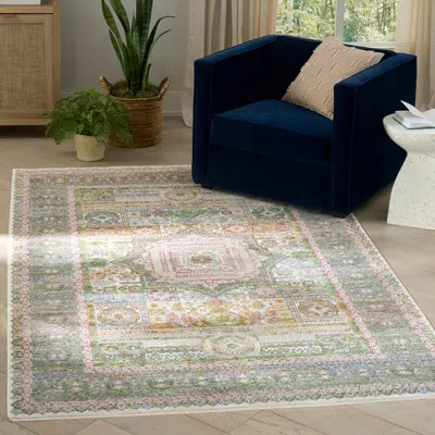 Ashley Nourison Home 5' X 8' Geometric Area Rug In Multi