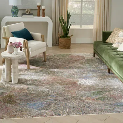 Ashley Nourison Home 8' X 10' Area Rug In Sage/multi